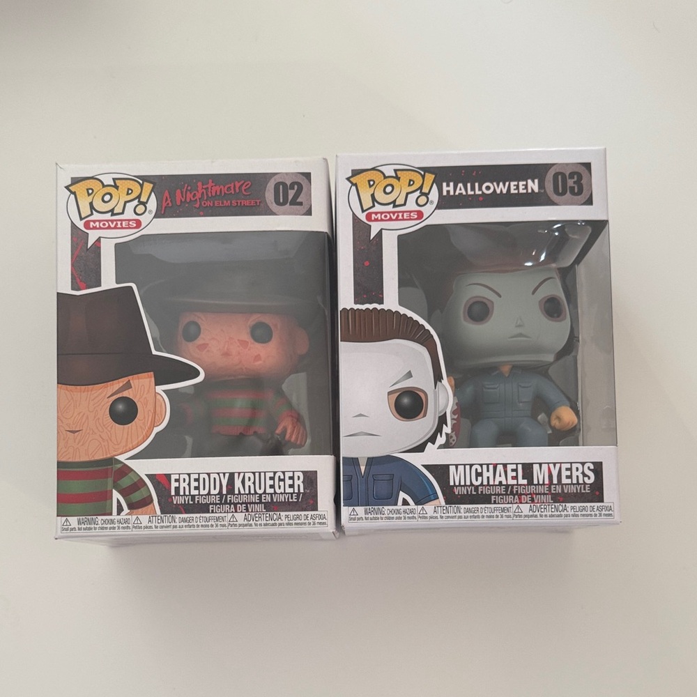 Funko Freddy Krueger and Michael Myers Collectible Figures